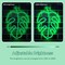 Tropical Summer Monstera Neon Sign, Green Palm Leaves LED Light Up Signs for Tropical Party Decorations, Home Safari Jungle Decor